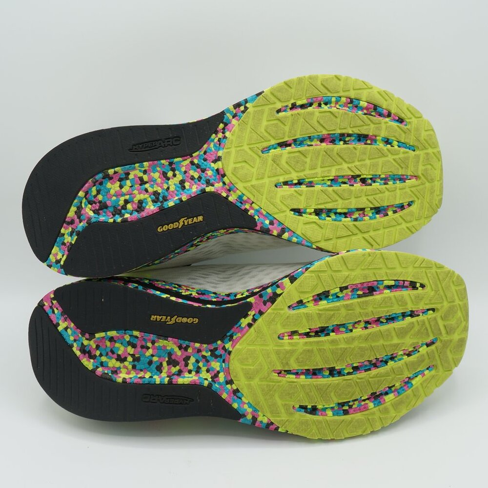 Skechers Go Run Razor 5 White/Multi Color Shoes Men's Size 8 - Picture 9 of 10